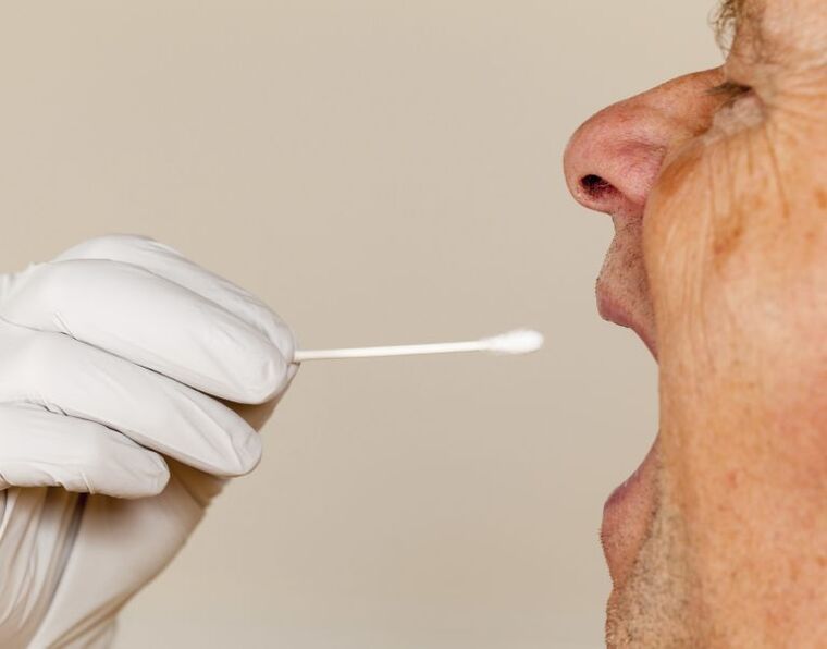 Método de proba de inverno con saliva